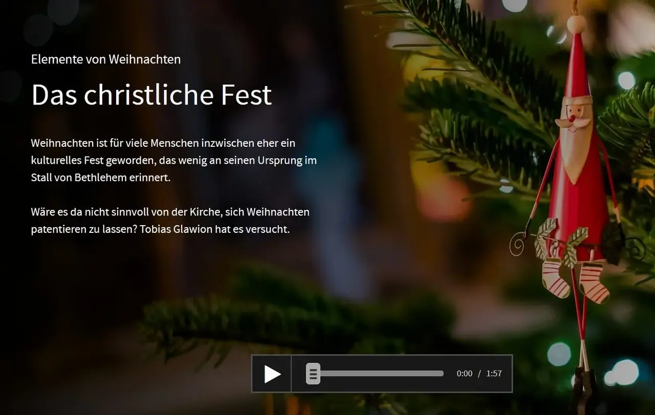 Wissenswertes rund um das Weihnachtsfest gibt es im Pageflow des Evangelischen Medienhauses zu entdecken.
