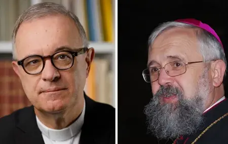 Der württembergische Landesbischof Dr. h. c. Frank Otfried July (l.) und der katholische Bischof von Magdeburg, Dr. Gerhard Feige, werden die Predigt während des Festgottesdienstes in der Stiftskirche halten.