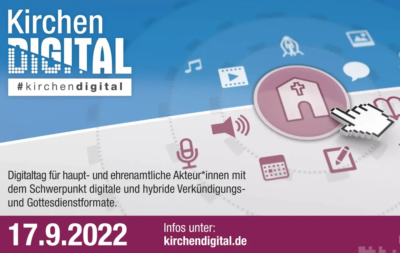 Bei einem Digitaltag am 17. September 2022, einem Thementag mit zahlreichen Workshops und Angeboten, dreht sich alles um digitale Verkündigung.