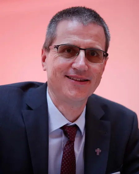 Tobias Geiger ist Vorsitzender des Finanzausschusses der Landessynode.