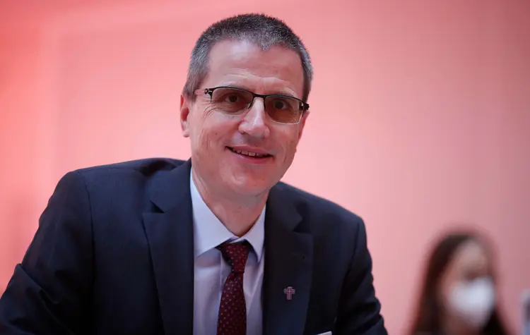 Tobias Geiger, der Vorsitzende des Finanzausschusses der Landessynode.