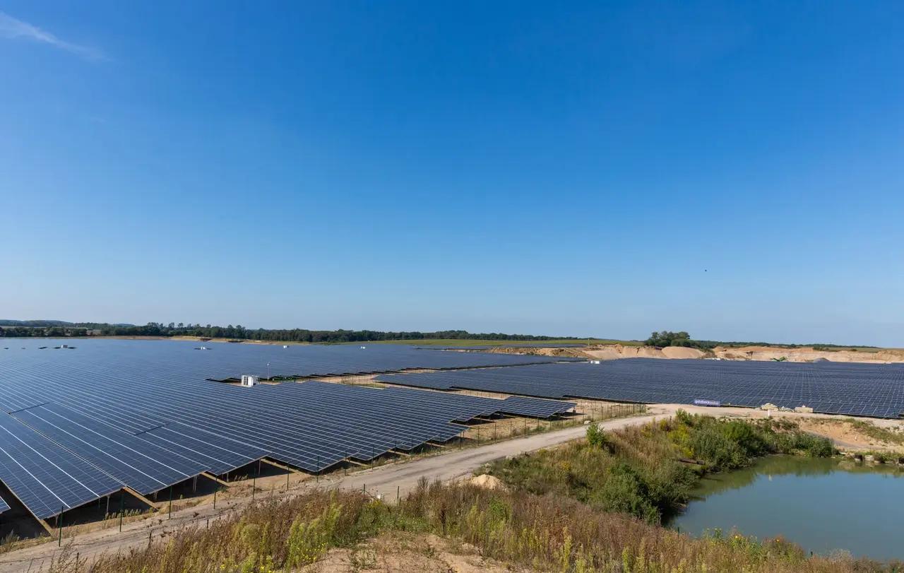 Der Solarpark in Zietlitz erbringt eine Leistung von mehr als 80 MWp.