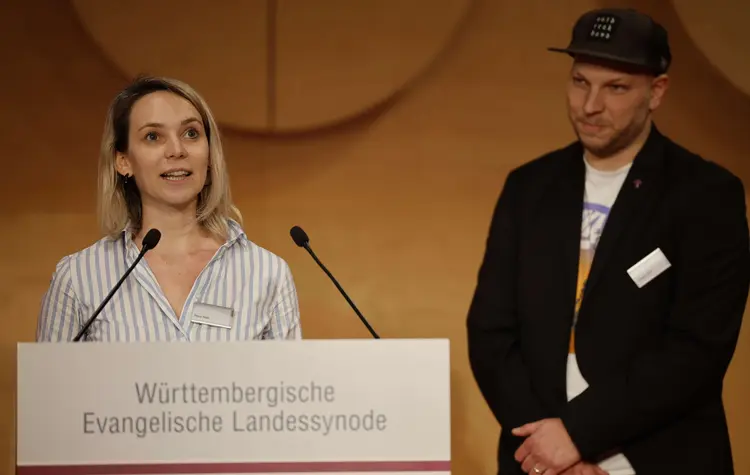 Frühjahrstagung der Württembergischen ev. Landessynode im Hospitalhof.