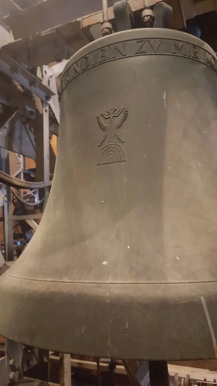 Die Taufglocke im Museum der Stiftskirche in Herrenberg.