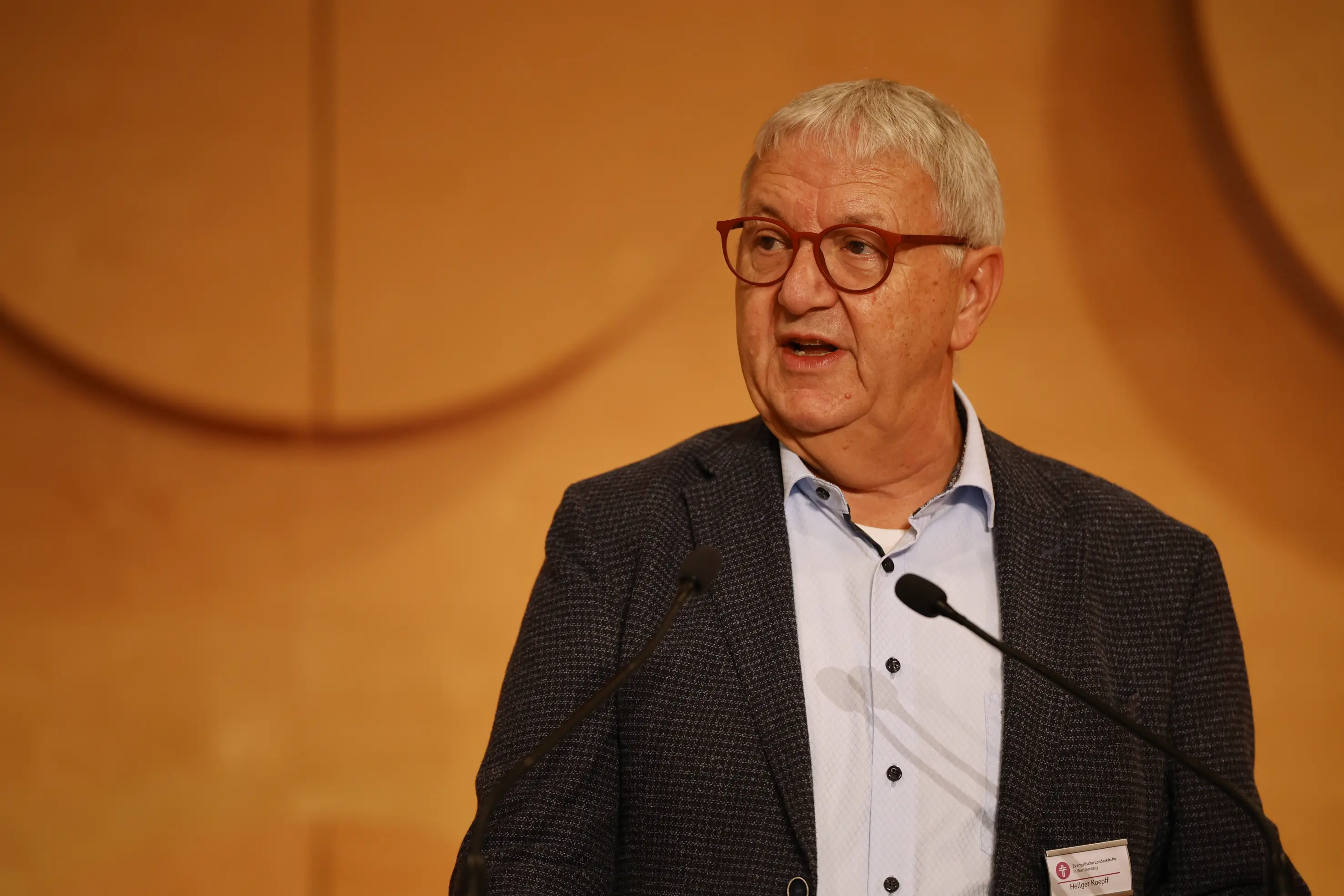 Herbsttagung der württembergischen evangelischen Landessynode im Hospitalhof.