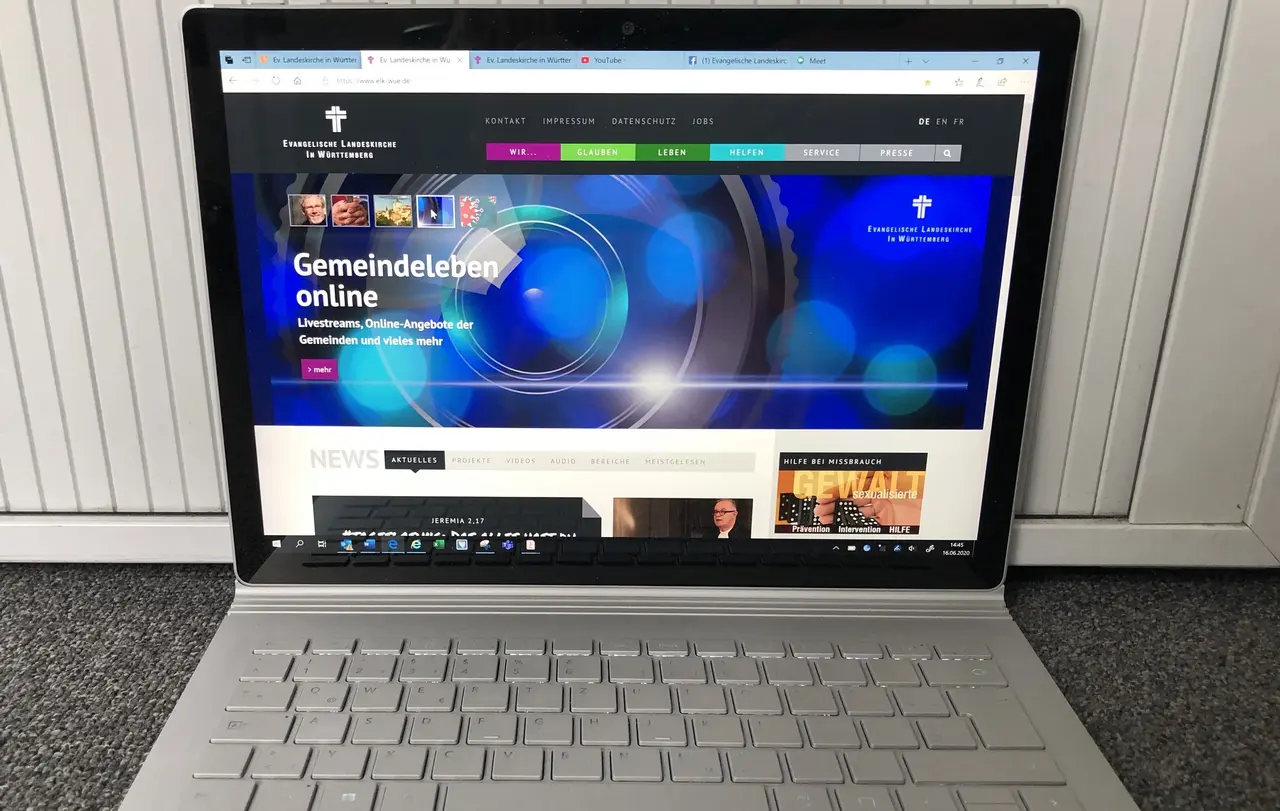 Viel los im Netz: Die Gemeinden der Landeskirche haben laut einer EKD-Studie während des Corona-Lockdowns digitale Formate deutlich vorangebracht.