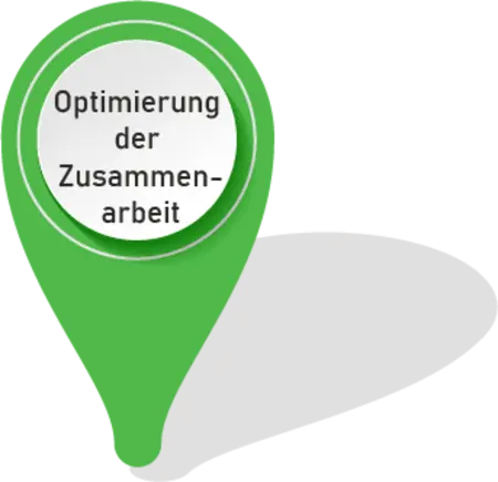 Illustrierter Marker für Roadmap