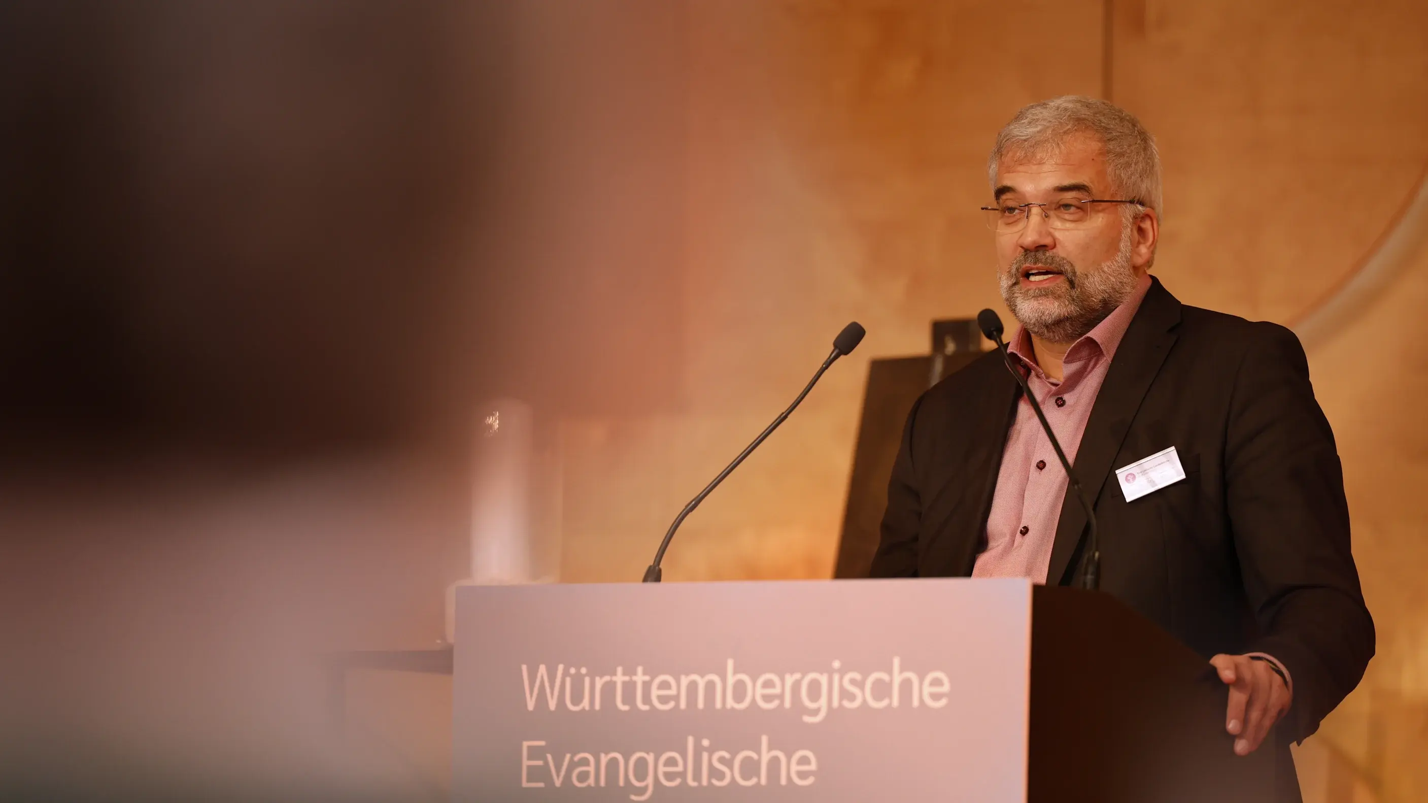 Herbsttagung der württembergischen evangelischen Landessynode im Hospitalhof.