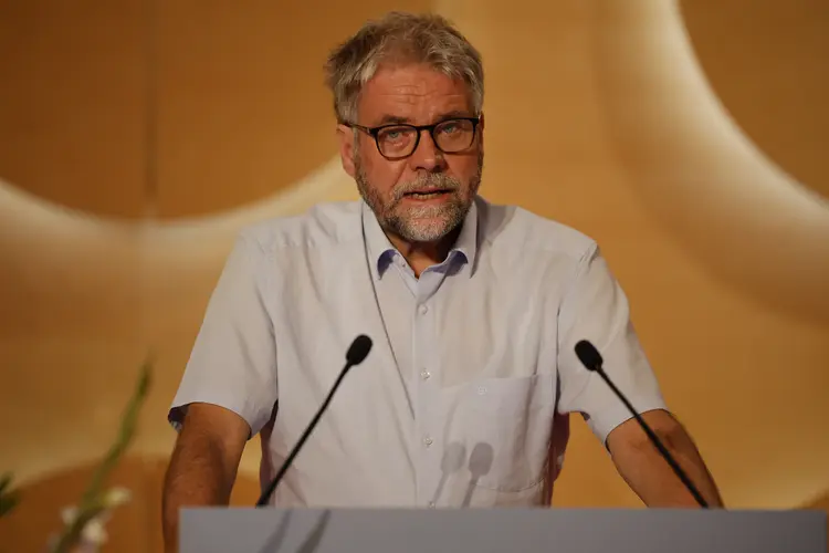 Sommertagung der württembergischen evangelischen Landessynode im Hospitalhof.