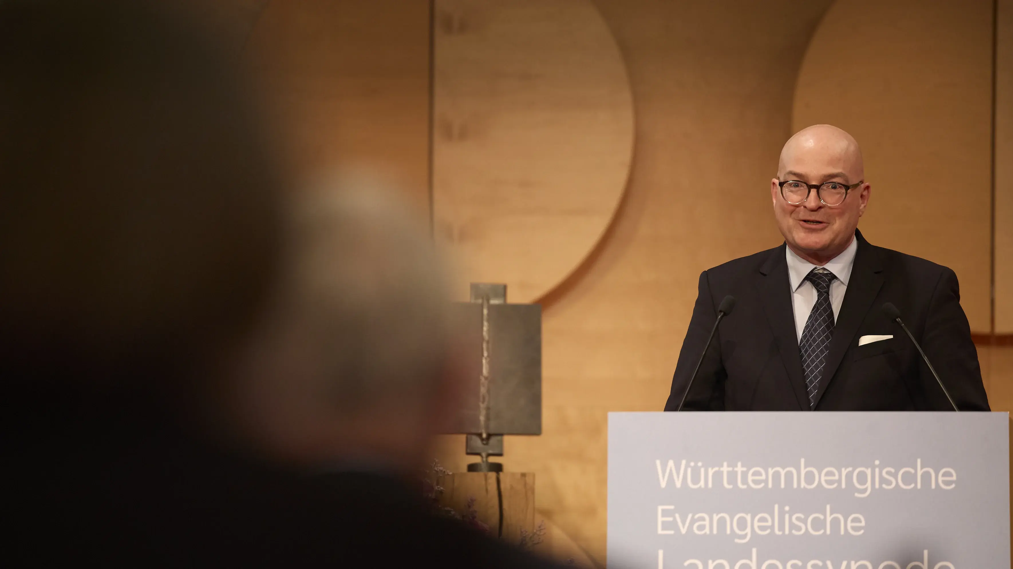 Herbsttagung der Württembergischen evangelischen Landessynode im Hospitalhof.