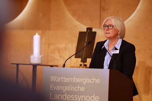 Synodalpräsidentin Sabine Foth 