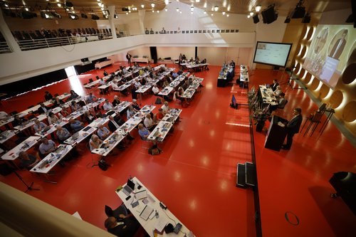 Sommertagung der württembergischen evangelischen Landessynode im Hospitalhof.