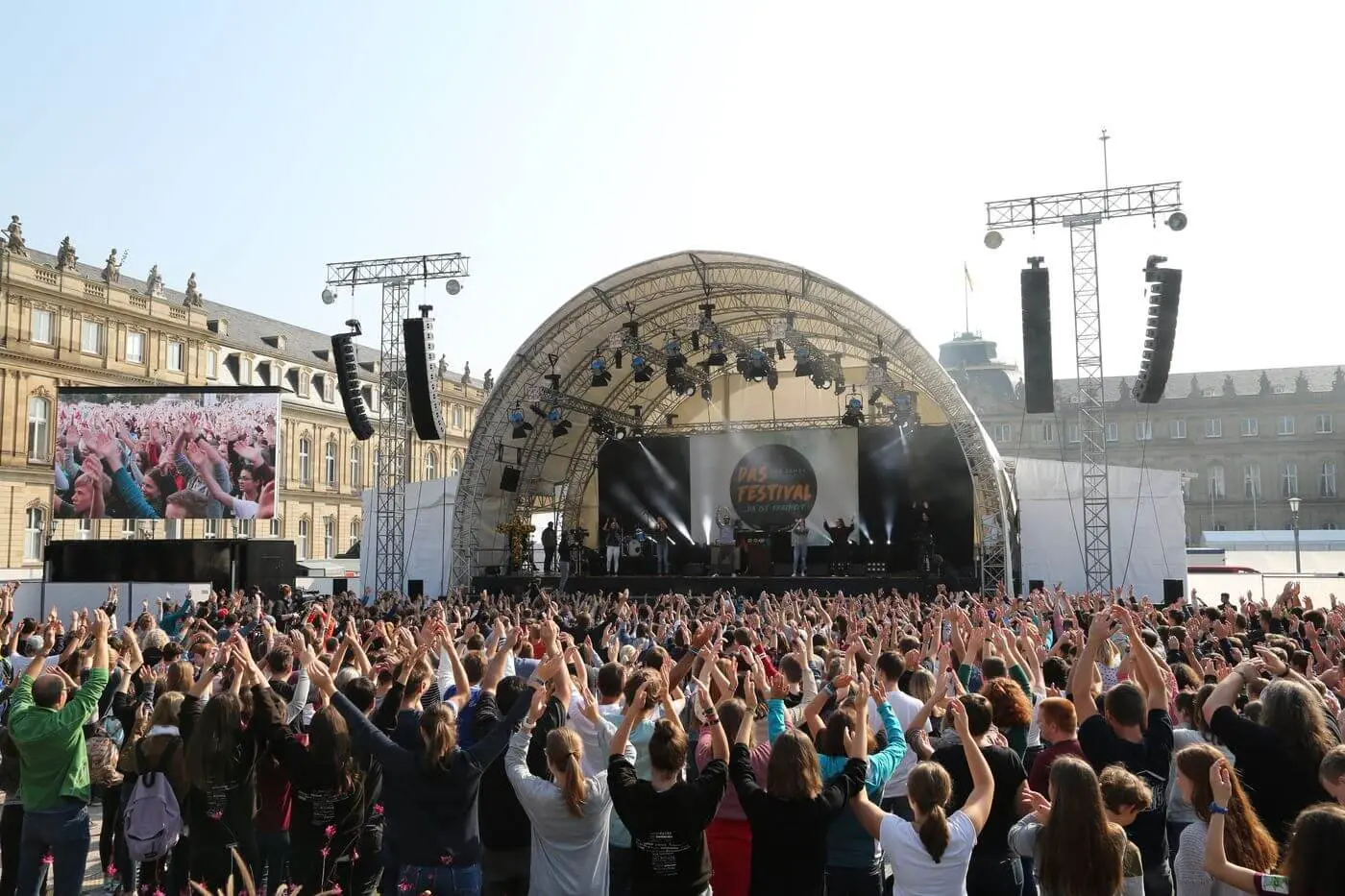 Auf dem Schloßplatz ging es zwei Tage lang rund!