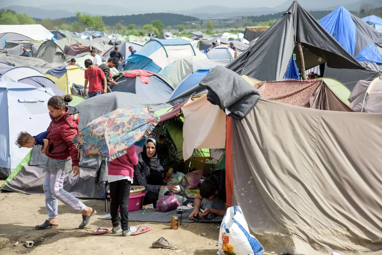 Flüchtlingslager in Idomeni. Auch hier engagiert sich das GAW Württemberg.