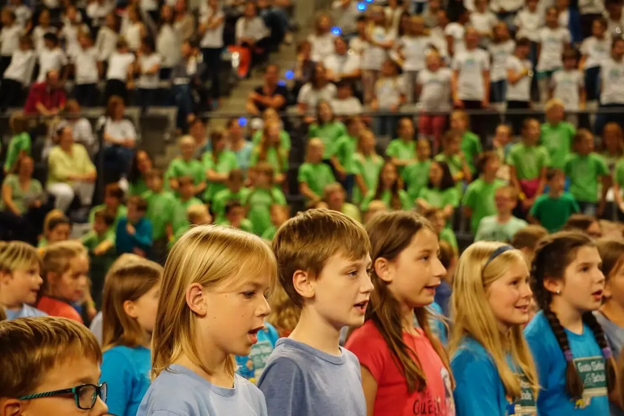 Luther klingt klasse! Sängerinnen und Sänger in der Porsche-Arena