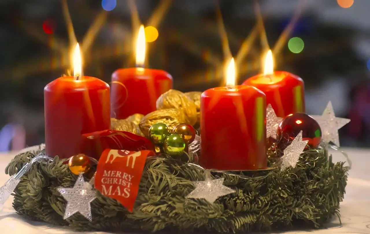 4. Advent Kerzen Adventskranz