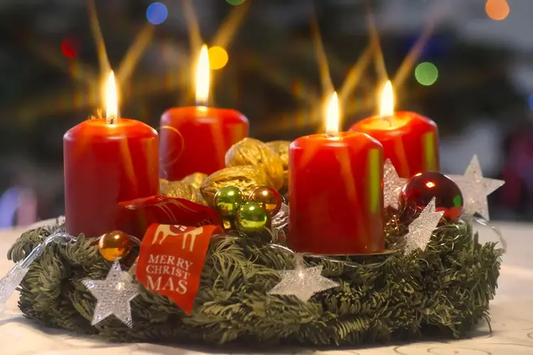 4. Advent Kerzen Adventskranz