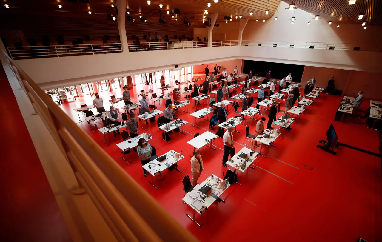 Sommertagung 2021 der 16. Württembergischen Evangelischen Landessynode Tag 1 Hospitalhof c elk-wue.de Gottfried Stoppel