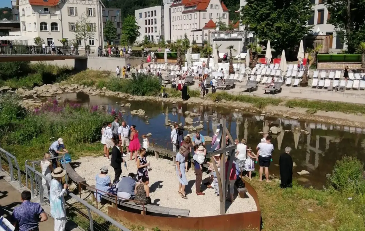 Am 25. Juni findet in Schwäbisch Gmünd ein Tauffest an der Rems statt.