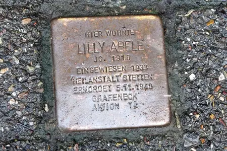 Stolperstein für Frau Lilly Abele