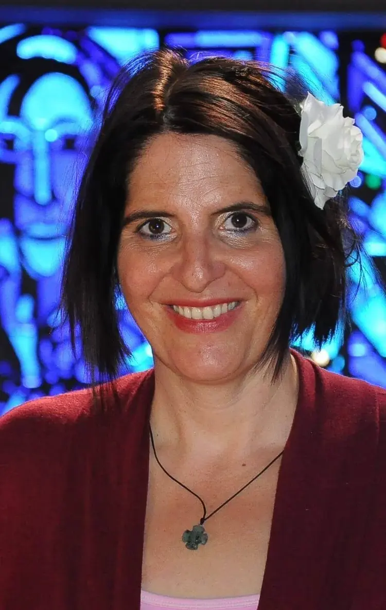 Die Pfarrerin und Preacher-Slammerin Sabine Löw.