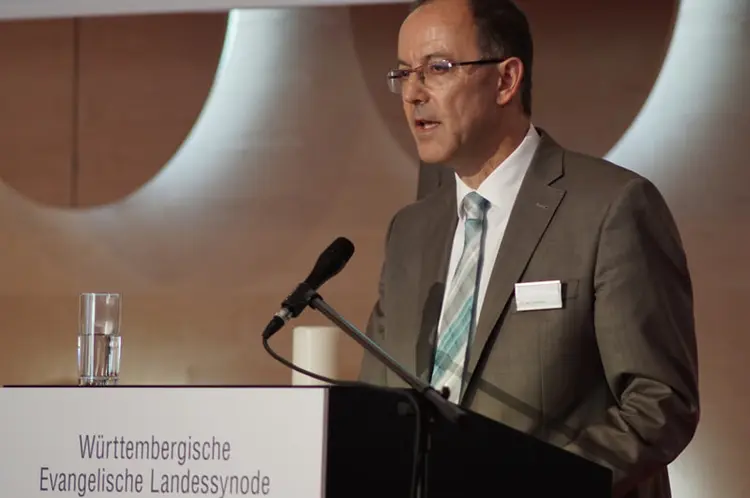 Vorsitzender des Theologischen Ausschusses, Dr. Karl Hardecker.