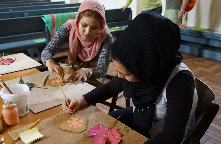 Zeynab (links) und Mohadisse