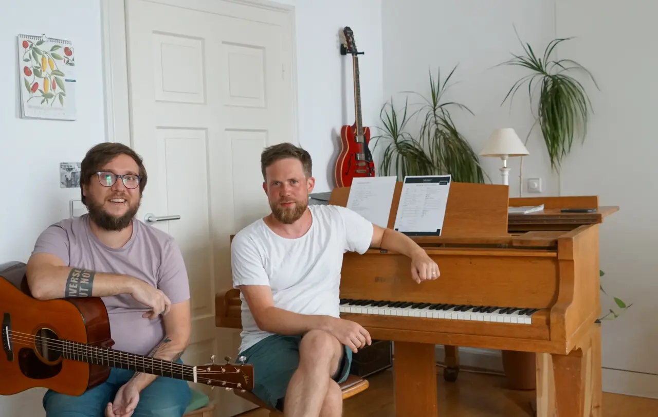 Seit etwa zwei Jahren gibt es die Pfarrer-Band „Weida & Mohns“.