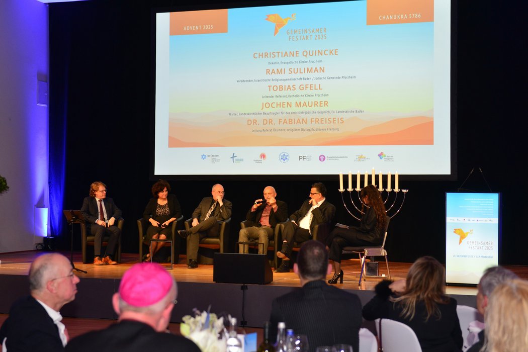 Festakt in Pforzheim nach Schabbatende und am 4. Advent