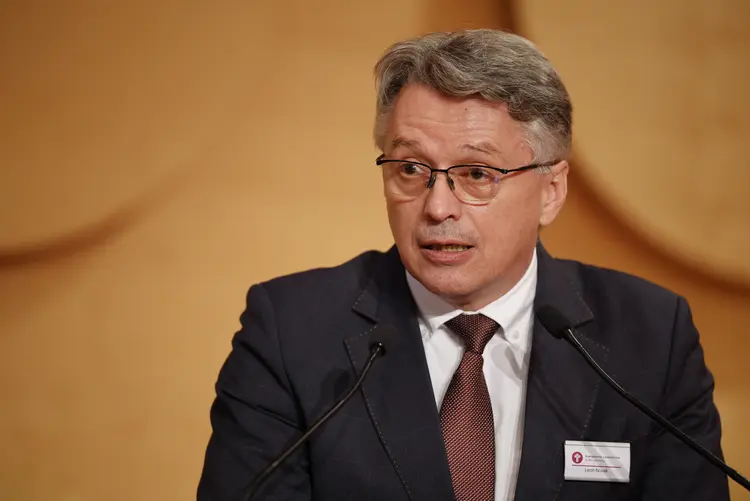 Herbsttagung der württembergischen evangelischen Landessynode im Hospitalhof.