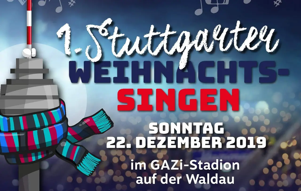 Bis zu 8.000 Besucher erwarten die Organisatoren des ersten Stuttgarter Weihnachtssingens am Sonntag, 22. Dezember.