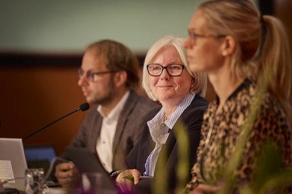 Herbsttagung der württembergischen evangelischen Landessynode im Hospitalhof.