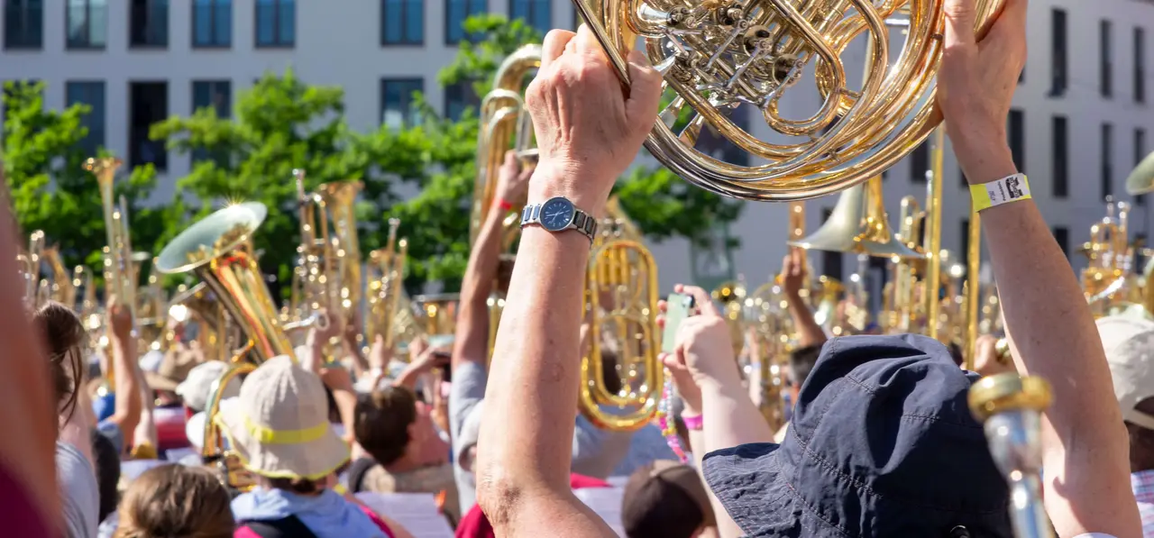 Archivbild vom Landesposaunentag 2023