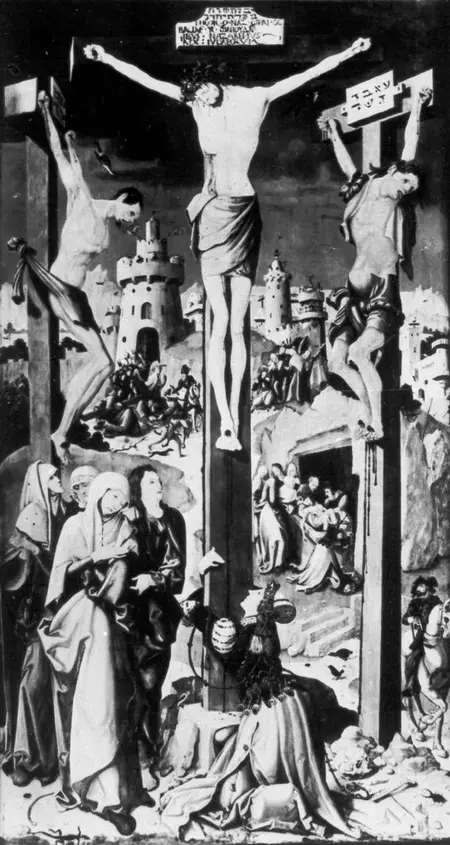 Ratgebs wohl bekanntestes Werk: der Herrenberger Altar (1518/19), der heute in der Stuttgarter Staatsgalerie zu sehen ist. Auf der Innenseite des Altars sind das letzte Abendmahl, die Geißelung, die Kreuzigung und die Auferstehung Jesu dargestellt.