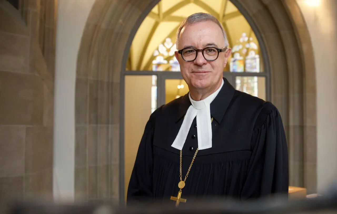 Landesbischof July in der Stuttgarter Stiftskirche