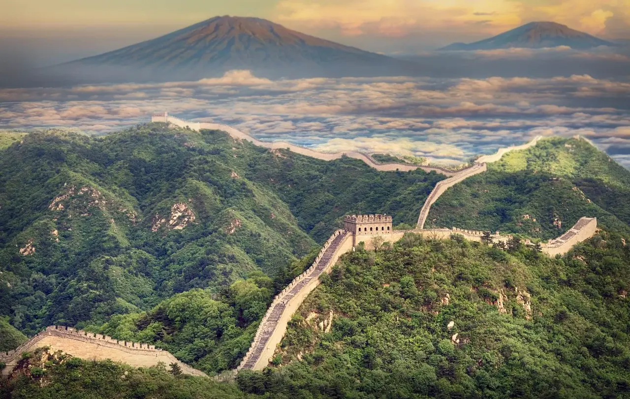 Die chinesische Mauer.