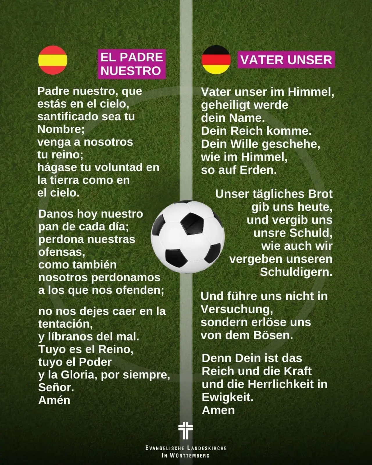 Vaterunser Spanisch und Deutsch