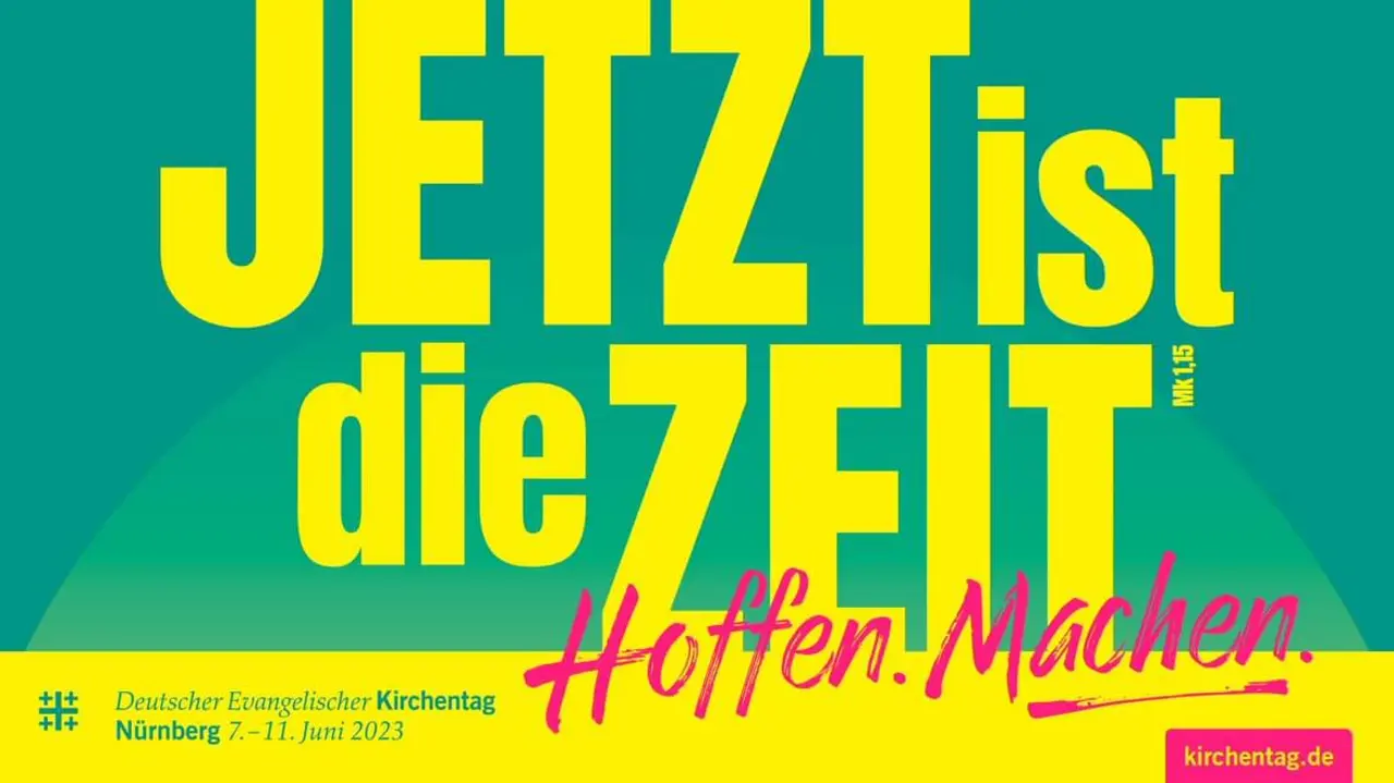 „Jetzt ist die Zeit“ (Mk 1,15) ist das Motto des Deutschen Evangelischen Kirchentags.