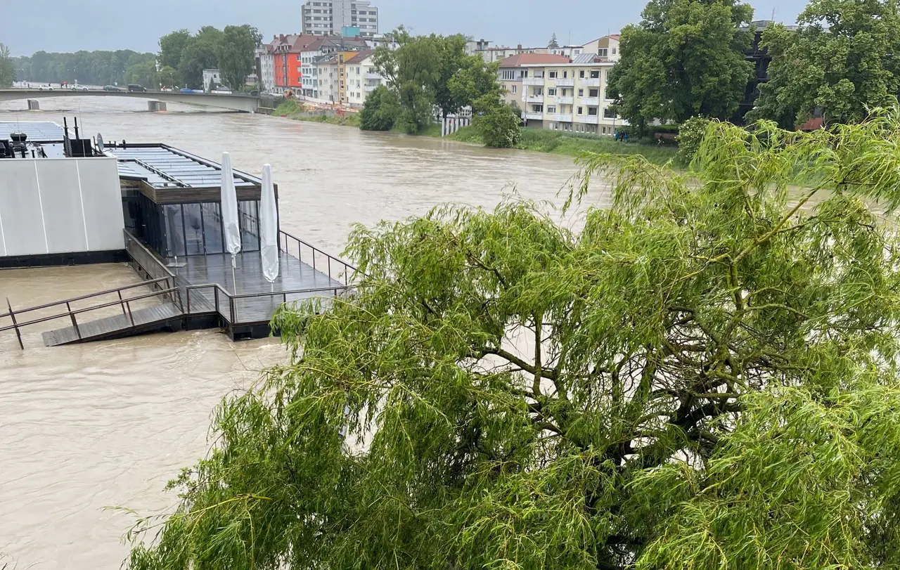 Hochwasser in Ulm.