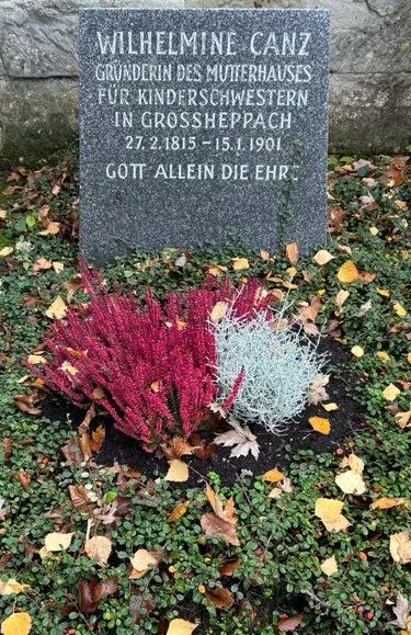 Grab von Wilhelmine Canz in Großheppach