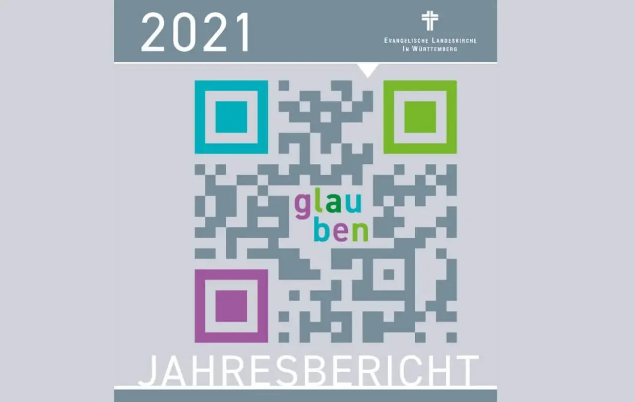 Der Jahresbericht 2021 der Landeskirche.