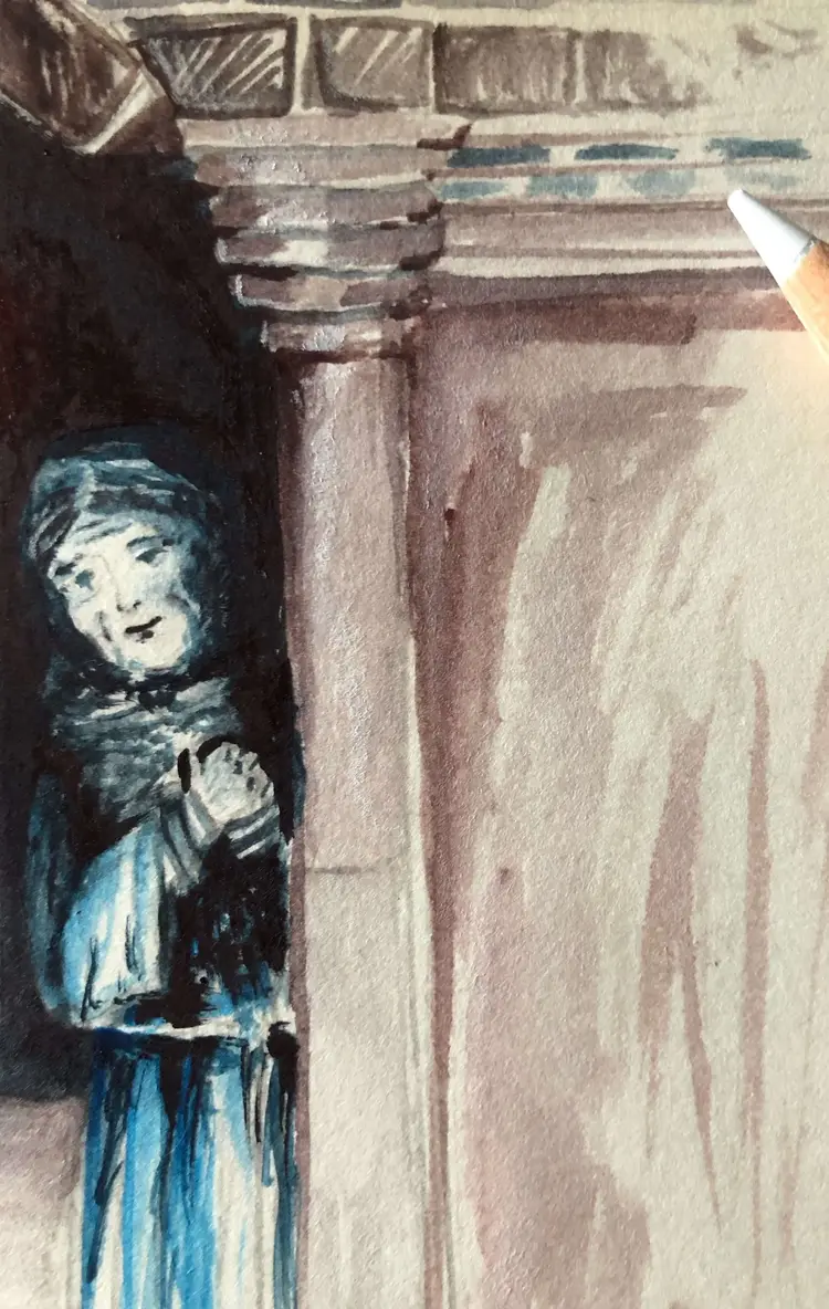 Fast ist das Bild fertig.