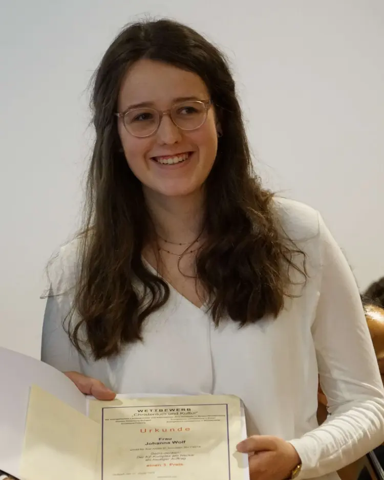 Auch Johanna Wolf kann sich über einen dritten Platz freuen