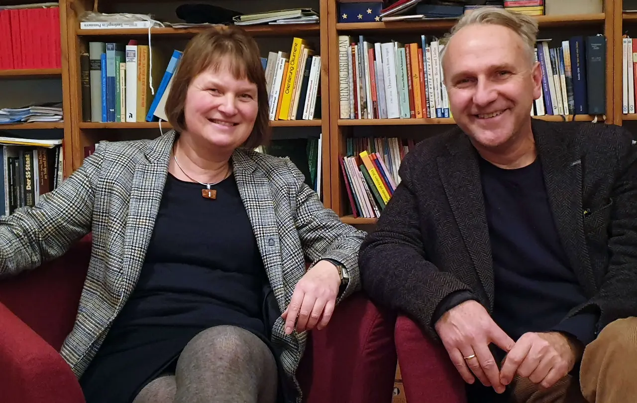 Ein schwäbisch-pommersches Paar: Beate Kempf-Beyrich und Dr. Tilman Beyrich sind Dompfarrer in Greifswald.