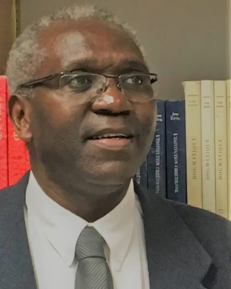 Elysé Pangu Mayanga von der Evangelischen Kirche in Ost-Montbéliard (Frankreich) zeigt sich von der kirchlichen, geographischen und kulturellen Vielfalt der Gäste-Gruppe beeindruckt