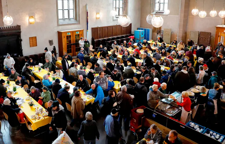 Vesperkirche in der Stuttgarter Leonhardskirche (Archivbild)