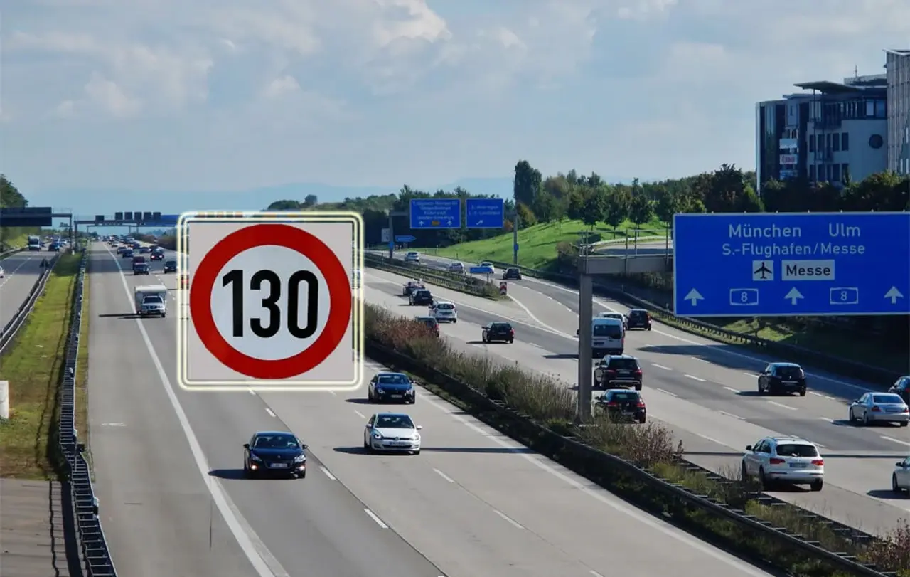 Die A8 bei Stuttgart - als einziges europäisches Land mit Autobahnnetz hat Deutschland bislang kein generelles Tempolimit erlassen (Symbolbild).
