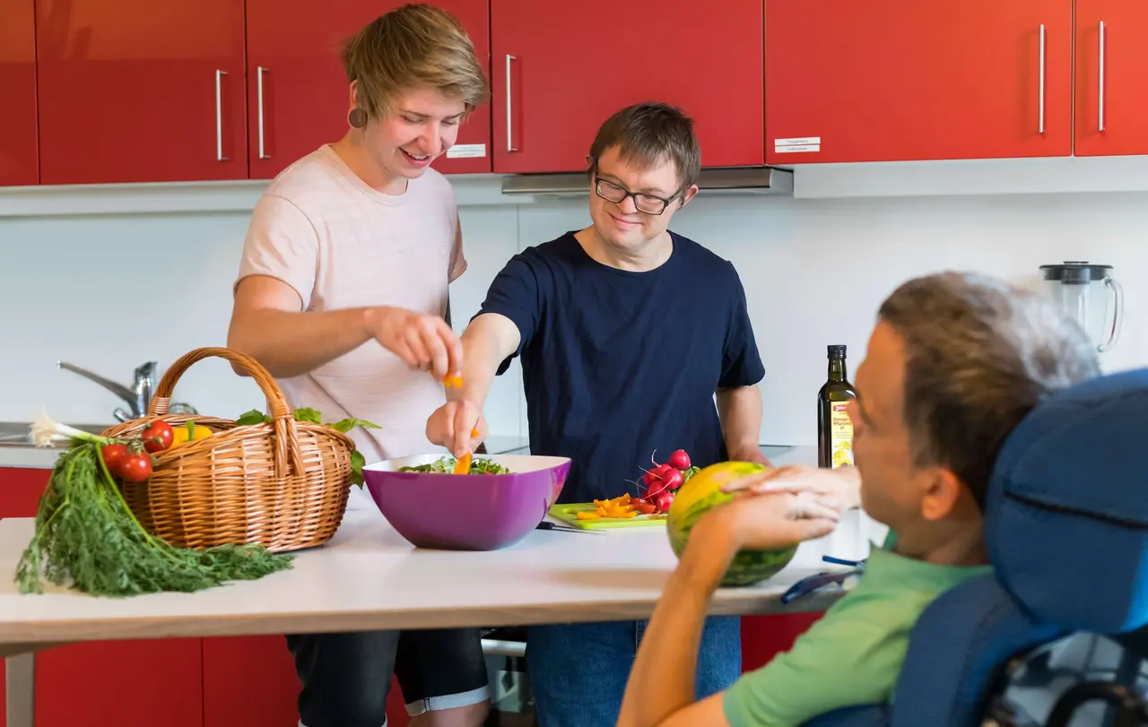 Die Diakonie Stetten e.V. kümmert sich an rund 100 Standorten im Großraum Stuttgart um die Teilhabe und die Integration behinderter Menschen.