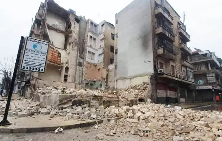 Aleppo nach dem Beben.