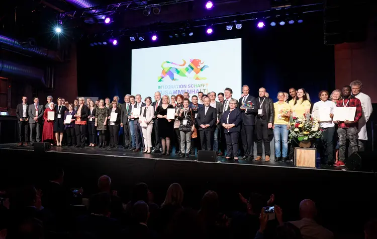 Preisverleihung in den Wagenhallen in Stuttgart